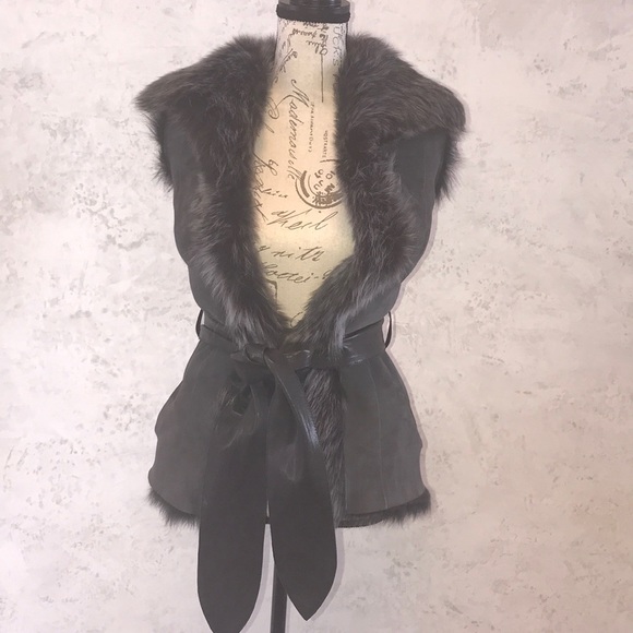 Hugo Boss Jackets & Blazers - Hugo Boss Reversible Fur Vest